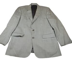 346 Brooks Brothers Houndstooth Blazer 44L Made Chile